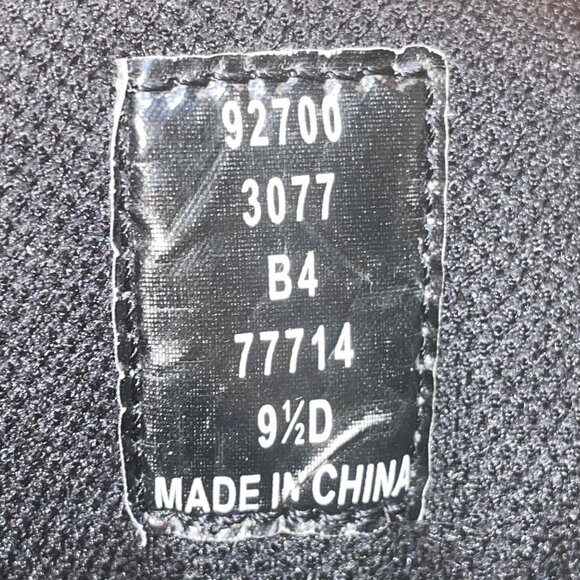 Lands’ End Men’s Black & Navy Lace Up Waterproof Winter Hiking Boots Size 9.5 - Picture 6 of 10